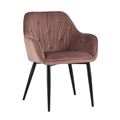 миниатюра Стул Алекса велюр пыльно-розовый №2