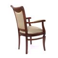 миниатюра Кресло "Милорд №11-S" (Темный орех + патина/ткань Luiza com NEFRIT) №3