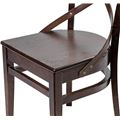 миниатюра Стул жесткий "Соло" венский (Тон 7 Орех темный) №4