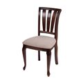 миниатюра Стул с жесткой спинкой Кабриоль  вивальди 04/орех темный тон 7  №3