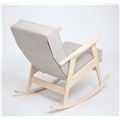 миниатюра Кресло-качалка РЕТРО (беленый дуб / 02 - светло-серый) №2