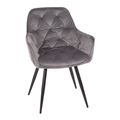 миниатюра Стул С-888 (Grey velvet) №3