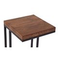 миниатюра Стол кофейный Энди Loft (Дуб/каркас чёрный) №3