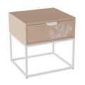 миниатюра Тумбочка прикроватная "Дрим" (Пудра/Белый 7097283102) №1