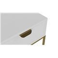 миниатюра Тумбочка прикроватная "Дрим" (Ясень браш белый/Золото 7097283101) №4