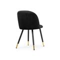 миниатюра Стул Gabi black / black / gold №4