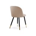 миниатюра Стул Gabi dark beige / black / gold №4