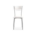 миниатюра Стул Goki с мягкой спинкой белый полимер / светлый мусс №2