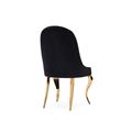 миниатюра Стул Gustav black / gold №4