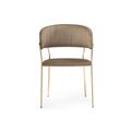 миниатюра Стул Kamelia cappuccino / gold №2