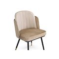миниатюра Стул Penelopa beige / light beige / black / gold №5