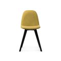 миниатюра Стул Агот горчичный / черный каркас №2