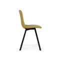 миниатюра Стул Агот горчичный / черный каркас №3