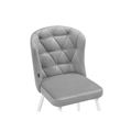 миниатюра Стул Алиссум velutto 52 / белый №5