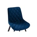 миниатюра Стул Баодин велюр синий / черный №5