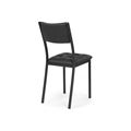 миниатюра Стул Бекал черный / матовый черный №4