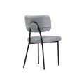 миниатюра Стул Вакао серый / черный №4