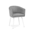 миниатюра Стул Валета светло-серый / белый №1