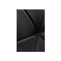 миниатюра Стул Вальд экокожа черный / черный глянец №6