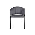 миниатюра Стул Лео антрацитовый / черный №2