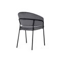 миниатюра Стул Лео антрацитовый / черный №4