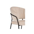 миниатюра Стул Лео бежевый / черный №6