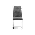 миниатюра Стул Лулла серый / черный №2