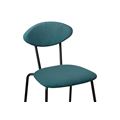 миниатюра Стул Мареон катания ментол / черный матовый №5