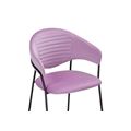 миниатюра Стул Рансол лиловый / черный глянец №5