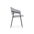 миниатюра Стул Рансол серый / черный глянец №3