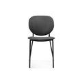 миниатюра Стул Саранда графитовый / черный глянец №2