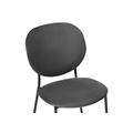 миниатюра Стул Саранда графитовый / черный глянец №5