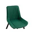 миниатюра Стул Седа велюр зеленый / черный №2
