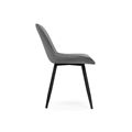 миниатюра Стул Седа темно-серый / черный №4