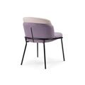 миниатюра Стул Сиолим сливовый / кремовый / черный глянец №4