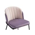 миниатюра Стул Сиолим сливовый / кремовый / черный глянец №5