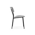 миниатюра Стул Фиер серый / черный глянец №3
