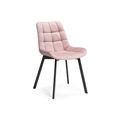 миниатюра Стул Челси розовый / черный №1