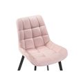 миниатюра Стул Челси розовый / черный №5