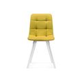 миниатюра Стул Чилли белый / горчичный №2