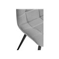миниатюра Стул Чилли светло-серый велюр / черный №6