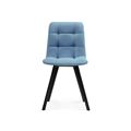 миниатюра Стул Чилли черный / голубой №2