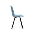 миниатюра Стул Чилли черный / голубой №3