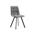 миниатюра Стул Чилли черный / светло-серый №1