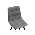 миниатюра Стул Чилли черный / темно-серый №5