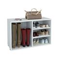 миниатюра Полка для обуви Лана-2 ПОЛ-2 (1С+1П) белый №2