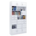 миниатюра Стеллаж в комплекте Либерти-31 белый №1