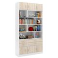 миниатюра Стеллаж в комплекте Либерти-32 белый / дуб сонома №1