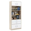 миниатюра Стеллаж в комплекте Либерти-51 дуб сонома / белый №1