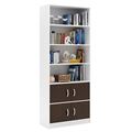 миниатюра Стеллаж в комплекте Либерти-52 белый / венге №1